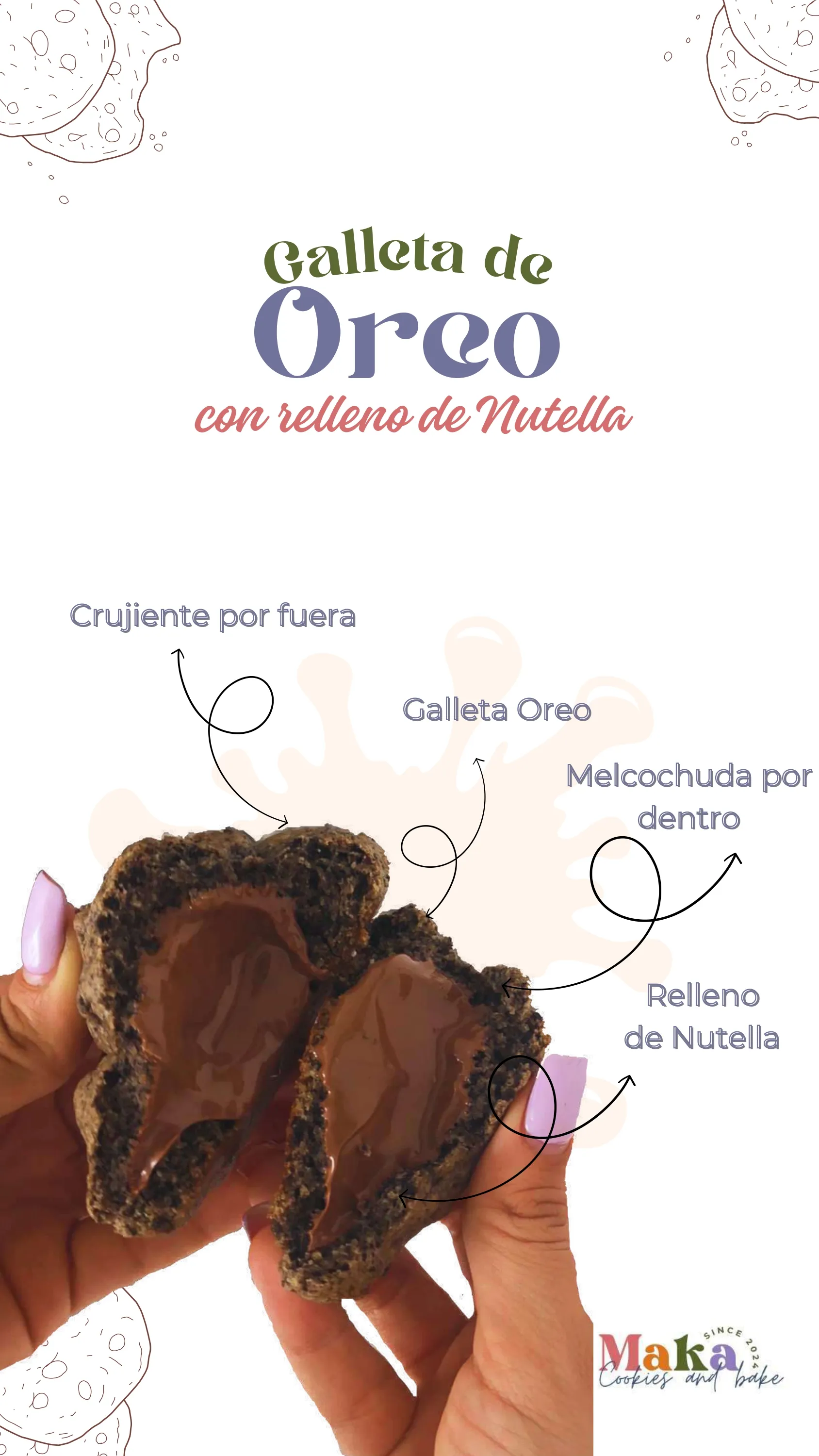 Galleta Oreo + Nutella